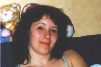 Monica i soffan.